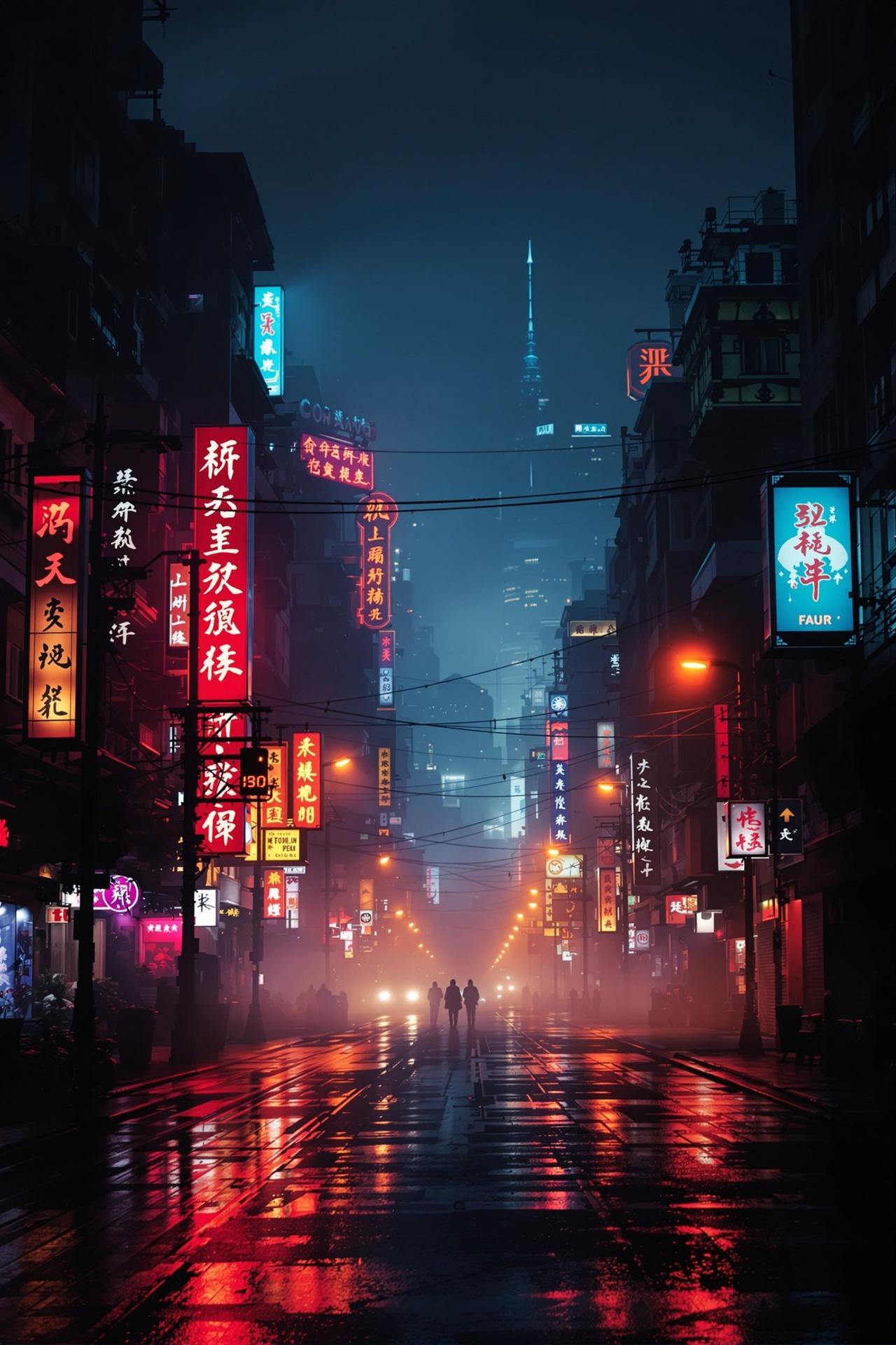 床上影院作品 - 都市霓虹 - 主视觉海报